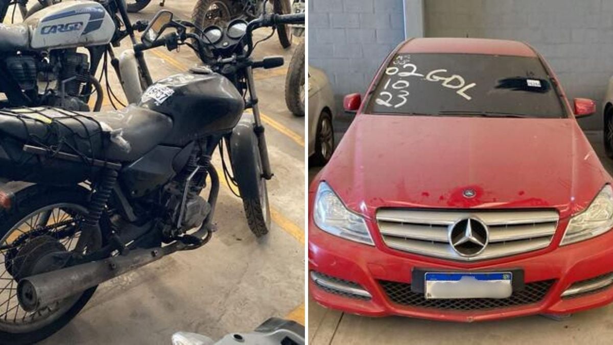 Detran-ES leiloa de moto a Mercedes-Benz a partir de R$ 1.100