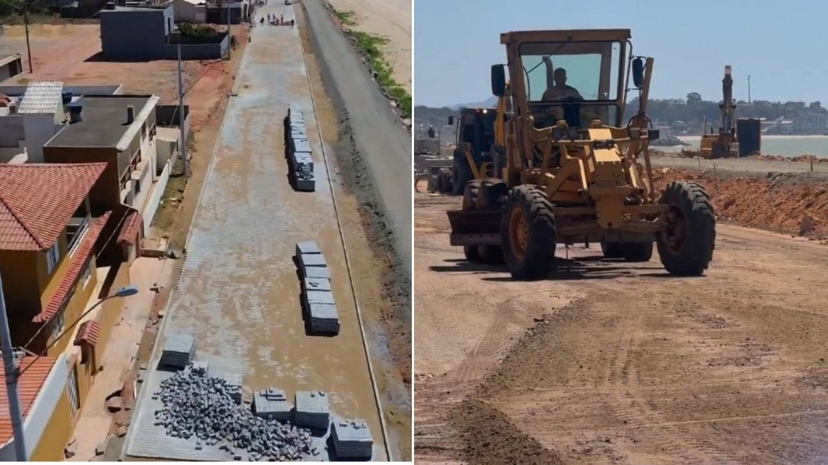 Obras em Lagoa Funda, Marataízes.