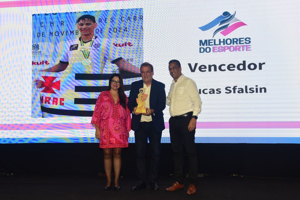 Premiação dos Melhores de 2024 do esporte capixaba, no salão de eventos do Clube Alvares Cabral, Vitória. por Carlos Alberto Silva