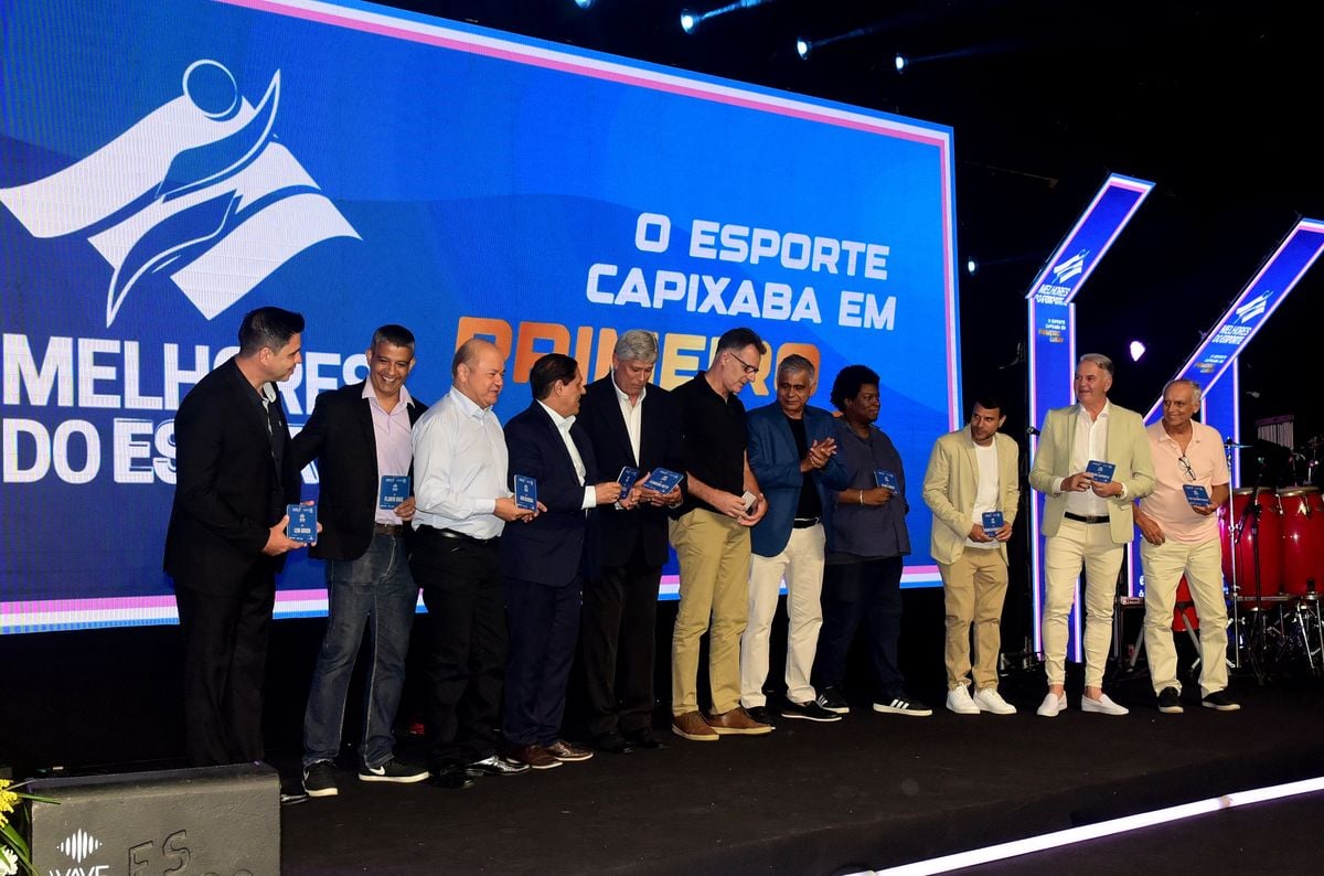 Premiação dos Melhores de 2024 do esporte capixaba, no salão de eventos do Clube Alvares Cabral, Vitória. por Carlos Alberto Silva