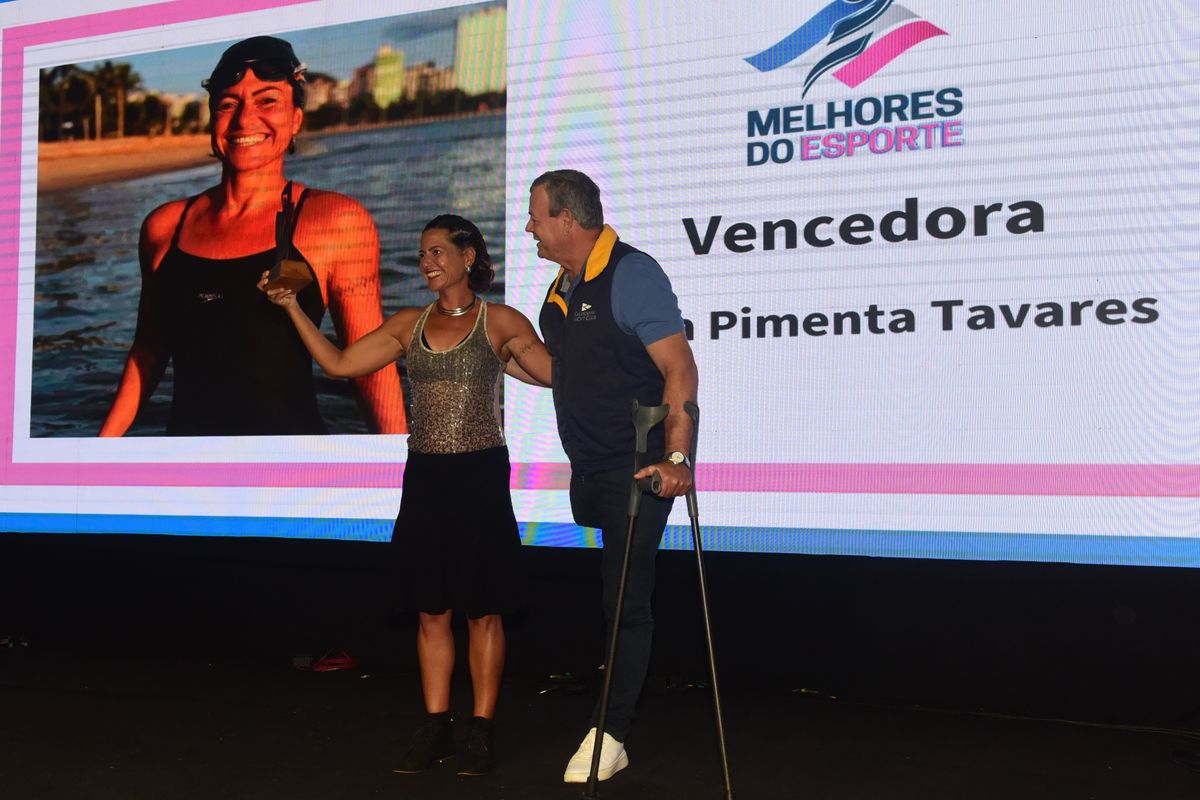 Premiação dos Melhores de 2024 do esporte capixaba, no salão de eventos do Clube Alvares Cabral, Vitória. por Carlos Alberto Silva