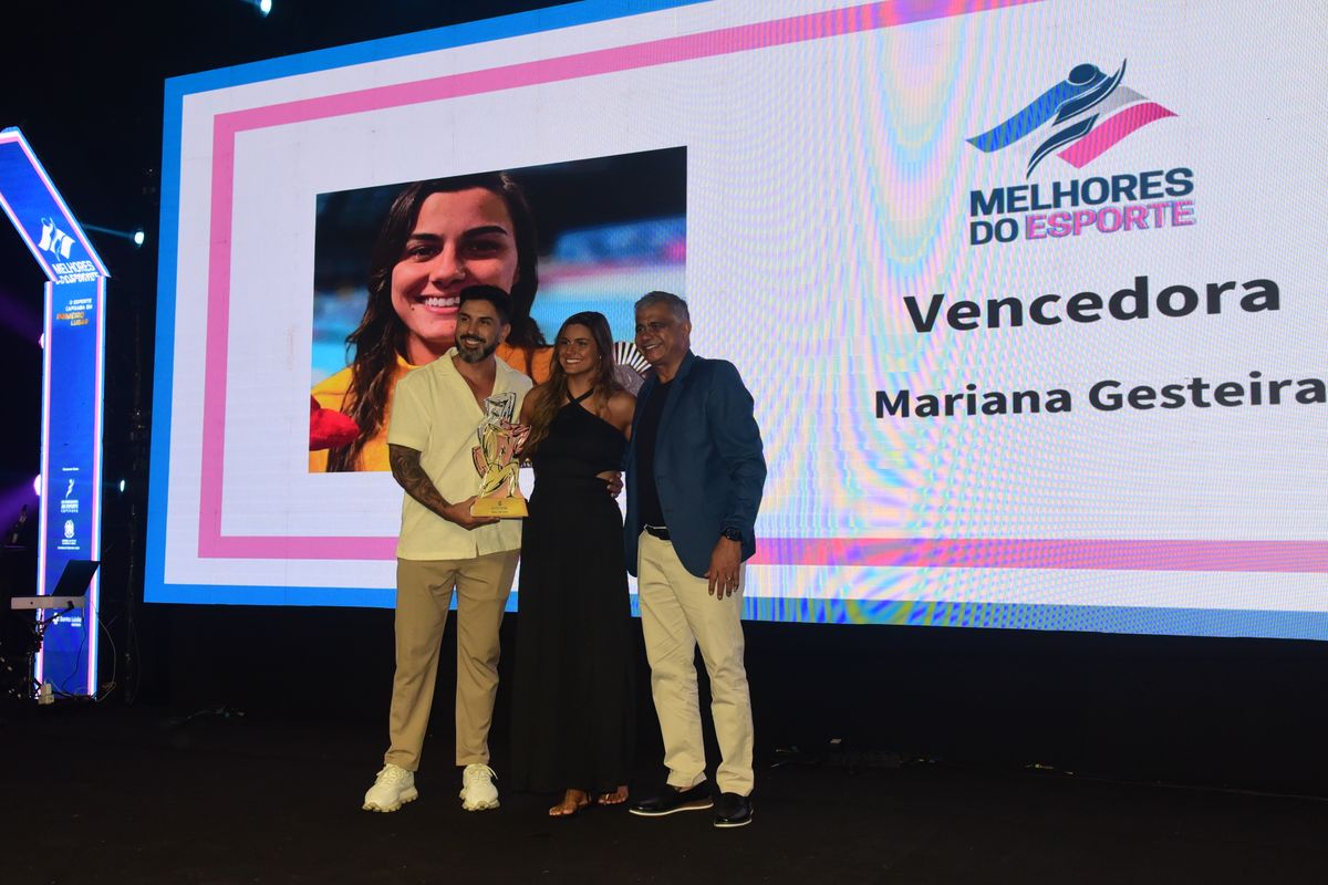 Premiação dos Melhores de 2024 do esporte capixaba, no salão de eventos do Clube Alvares Cabral, Vitória. por Carlos Alberto Silva