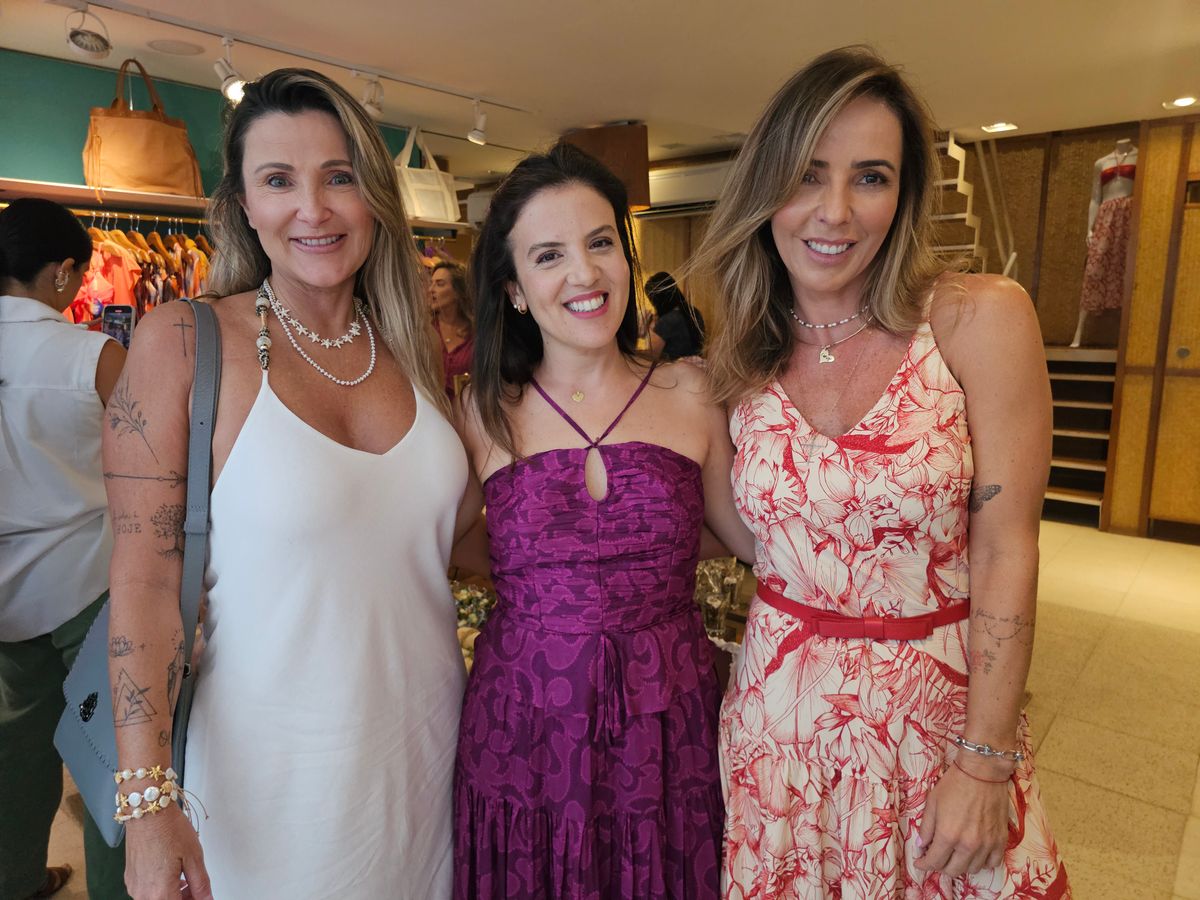 Renata Pimentel, Bia Menezes e Bruna Sponfeldner