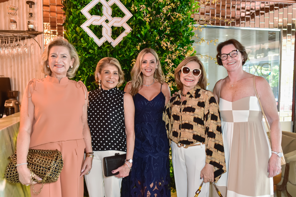 Gracinha Nader, Mirian Fafá, Tatiana Soares, Angela Passos e Eulalia Chieppe 