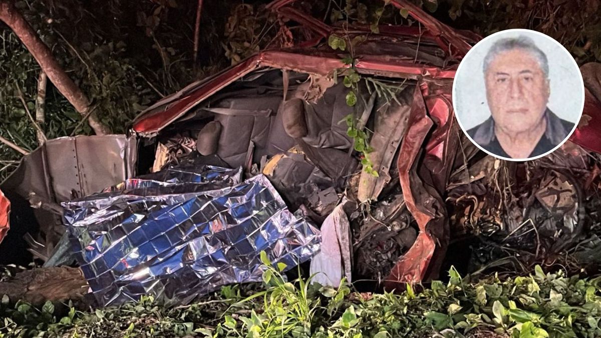 Vítima de acidente na BR 259, em Colatina, estava em um carro Nissan Livina