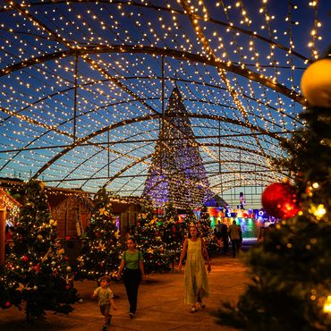 Imagem - Vilas de Natal do ES: confira fotos e vídeo da Praça do Papa em clima natalino