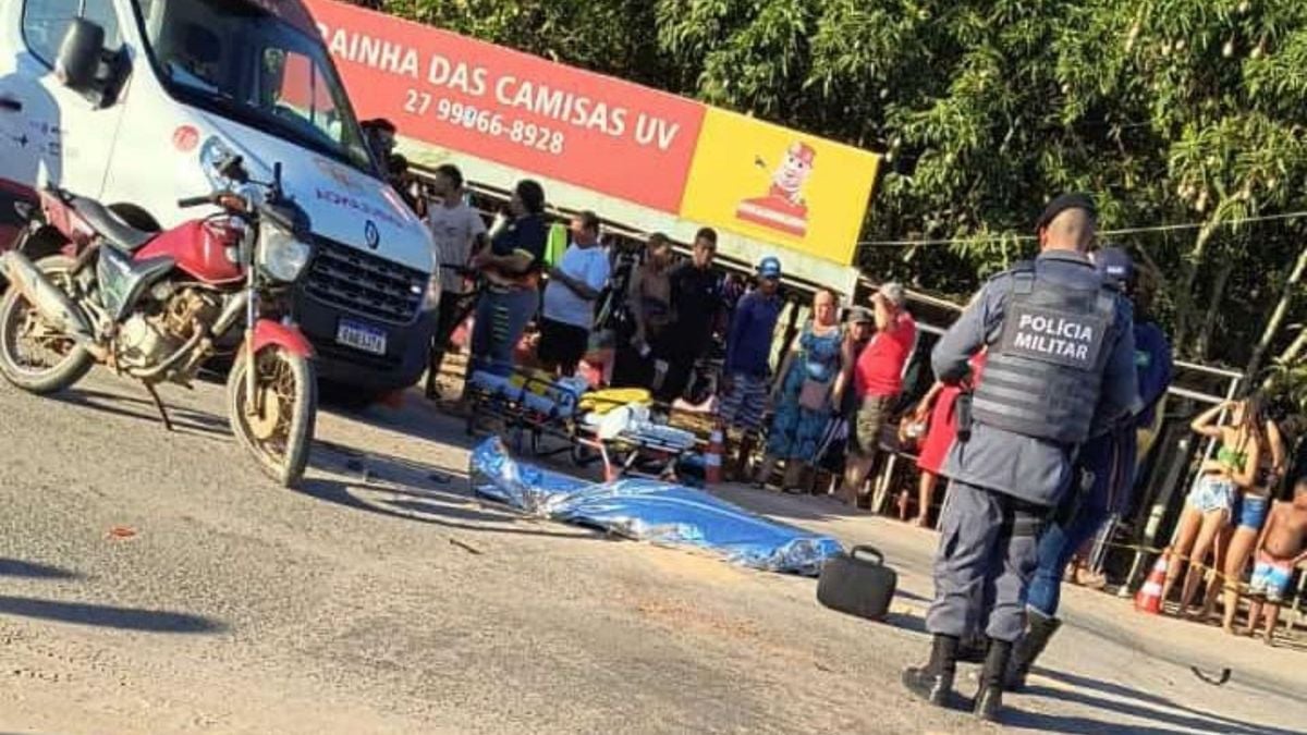 Local onde aconteceu o acidente em São Mateus