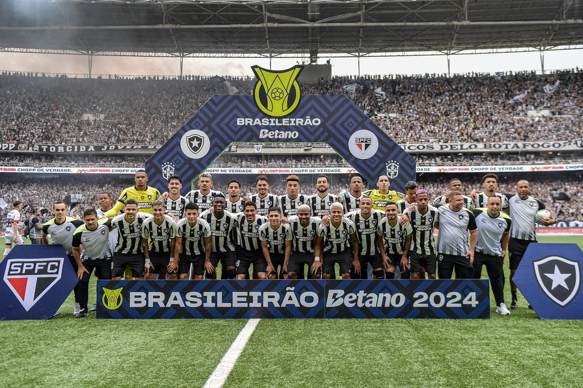 O Botafogo é tricampeão do Campeonato Brasileiro