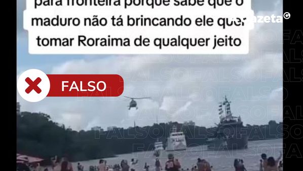 É falsa a postagem que usa um vídeo de desfile alusivo ao Dia da Marinha para afirmar que Lula (PT) mandou militares para a fronteira do Brasil com a Venezuela porque o presidente Nicolás Maduro quer tomar Roraima. Além de não se tratar de uma operação das Forças Armadas contra o país vizinho, o local da filmagem é Manaus, capital do Amazonas