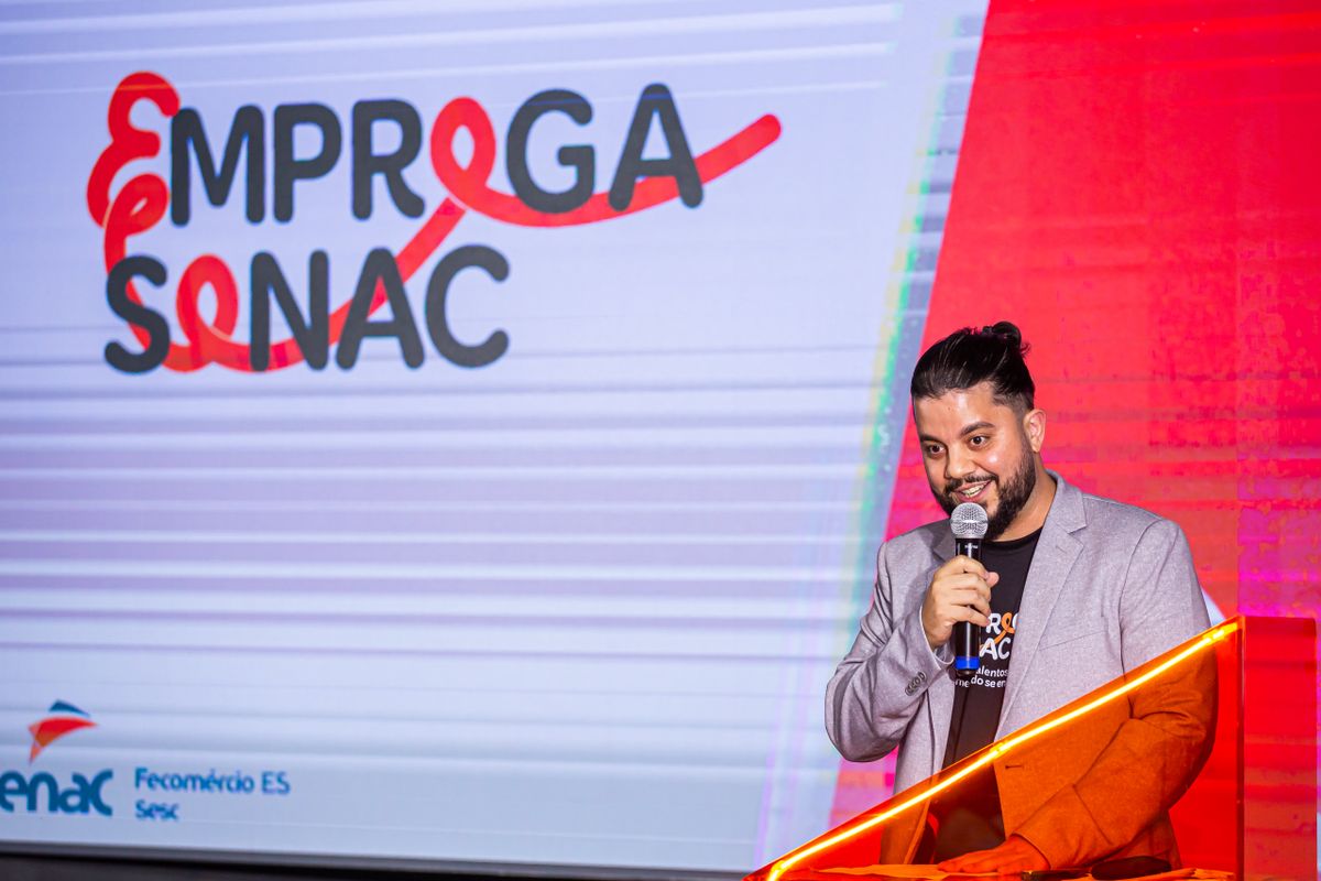 Segundo o coordenador do Emprega Senac, Ibrahim Oliveira, a plataforma do Emprega Senac conecta alunos e empresas por meio da tecnologia