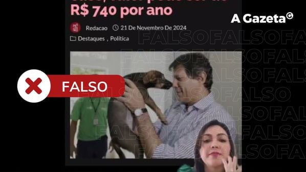 É falsa a alegação de que o governo federal planeja cobrar taxa de donos de animais domésticos. Publicações distorcem o teor de um projeto de lei, de iniciativa parlamentar, que estabeleceu a criação de cadastro nacional de animais de estimação visando à implementação de políticas públicas para o bem-estar animal