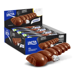 Chocolate Lacta ao leite Diamante Negro Caixa Com 12 Unidades De 34g