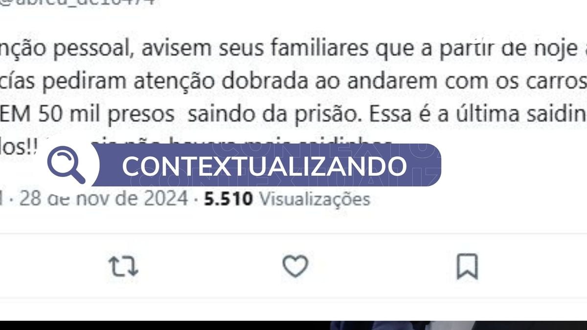Projeto Comprova: Entenda as mudanças na legislação para a saída temporária de presos