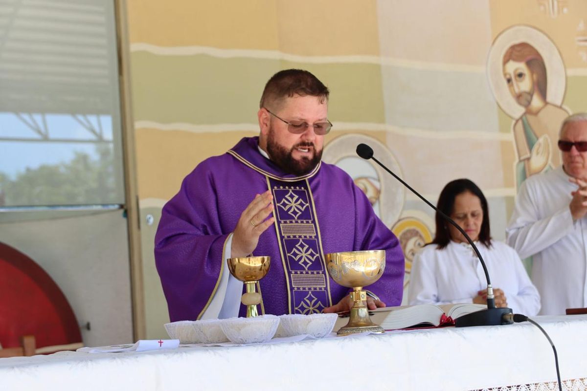 O frei Djalmo Fuck assumiu o posto de Guardião da Fraternidade e Reitor do Convento da Penha em janeiro de 2022 por Arquivo pessoal