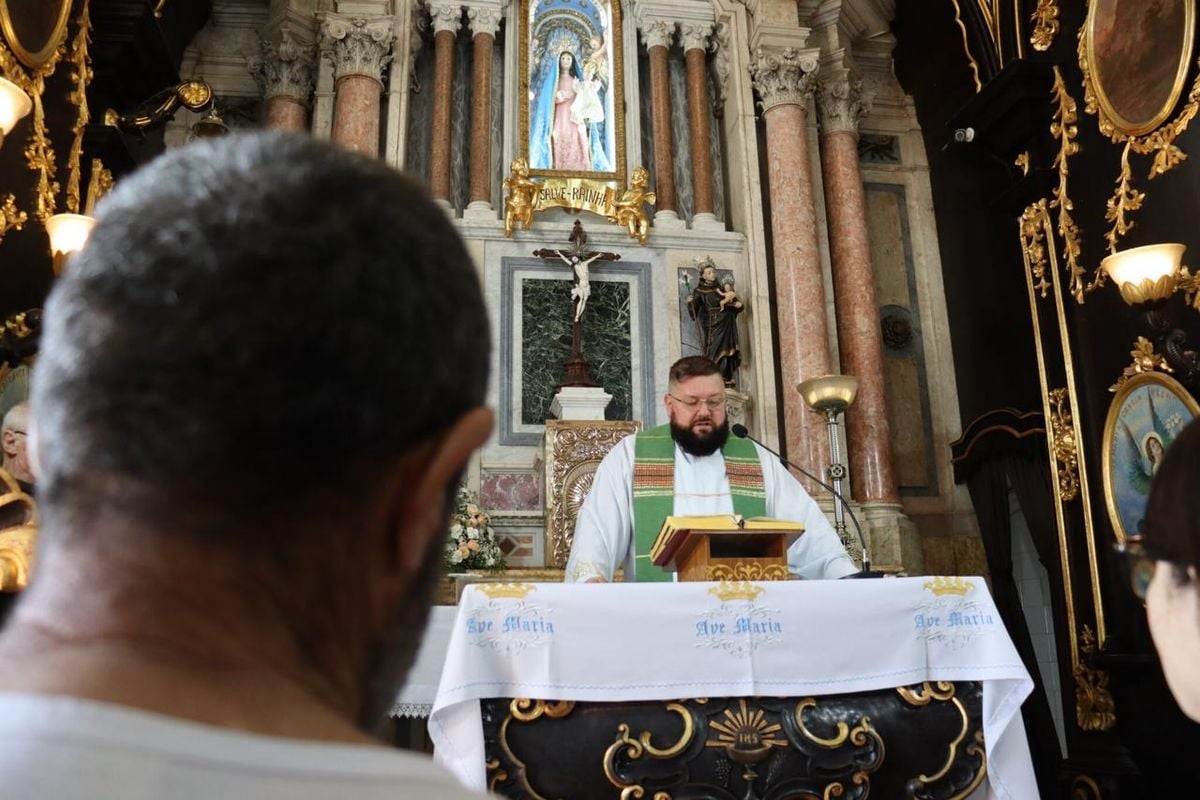 O frei Djalmo Fuck assumiu o posto de Guardião da Fraternidade e Reitor do Convento da Penha em janeiro de 2022 por Arquivo pessoal