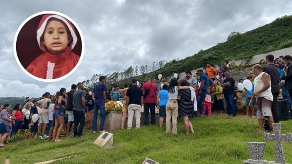 Emoção tomou conta do sepultamento do pequeno Fernando de Souza Verli, de 10 anos, que ocorreu na manhã deste sábado (14), em Ibatiba, com homenagem de amigos e familiares