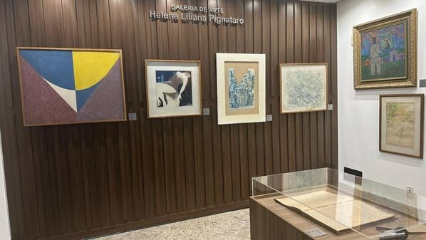 Galeria Helena Liliana Pignataro será inaugurada nesta segunda-feira (16). Espaço apresenta 15 peças do acervo permanente da Câmara