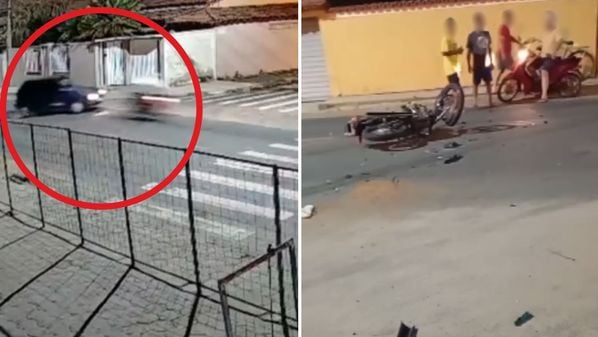 Fiat Uno e uma motocicleta se envolveram na colisão; segundo a PM, o resultado do teste realizado no condutor do carro apontou positivo para álcool