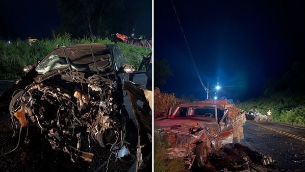 Acolisão ocorreu por volta das 18h30 de terça-feira (17), e envolveu um Toyota Corolla e um caminhonete Ford/F1000.