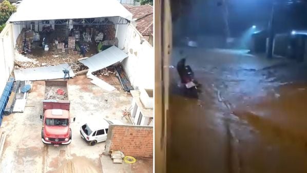 Em Baixo Guandu, choveu 120 mm em 2 horas, tornando-se a cidade mais afetada; já em Colatina, ruas de um bairro conhecido ficaram alagadas