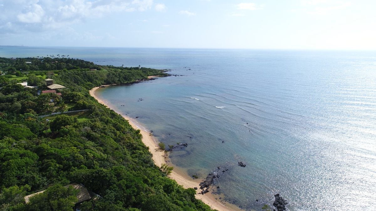 Praia de Gramuté, em Aracruz