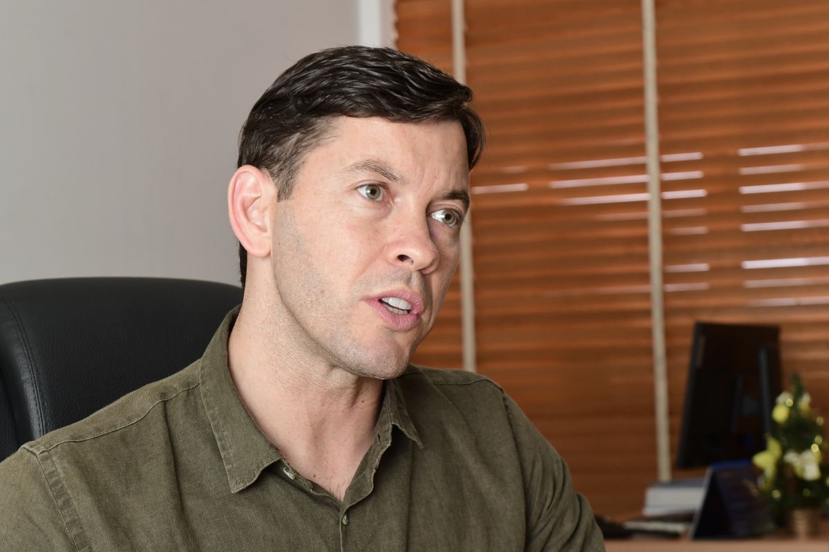 Arnaldinho Borgo (Podemos) concede entrevista após vitória nas eleições de 2024 por Fernando Madeira