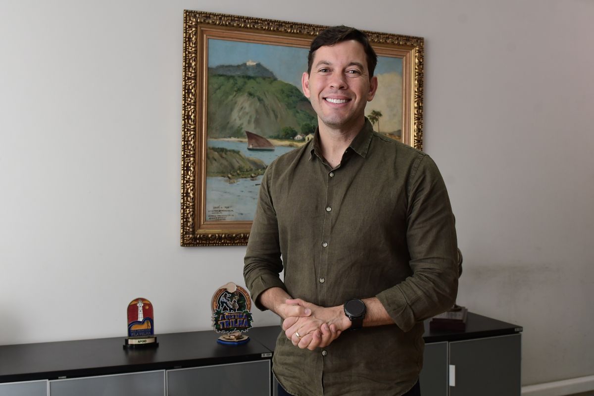 Arnaldinho Borgo (Podemos) concede entrevista após vitória nas eleições de 2024 por Fernando Madeira