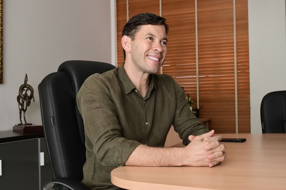 Arnaldinho Borgo (Podemos) concede entrevista após vitória nas eleições de 2024 por Fernando Madeira