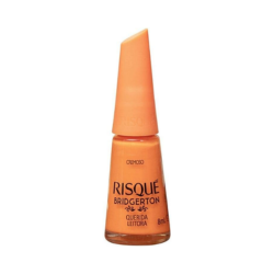 Esmalte Laranja Risqué Bridgerton Querida Leitora Cremoso 8ml 