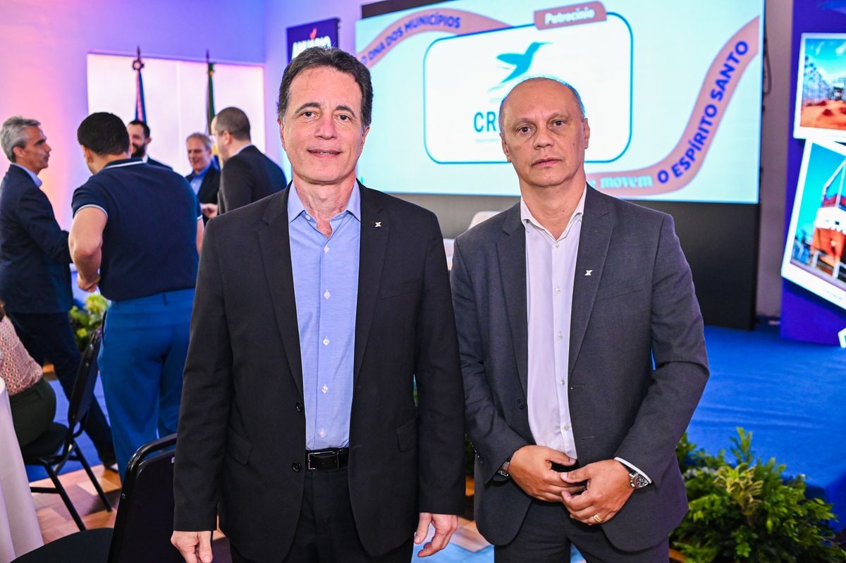 Fábio Ronchi, superintendente executivo de Habitação da Caixa, e Marcus Vinicius de Castro Silva, superintendente executivo de Governo da Caixa