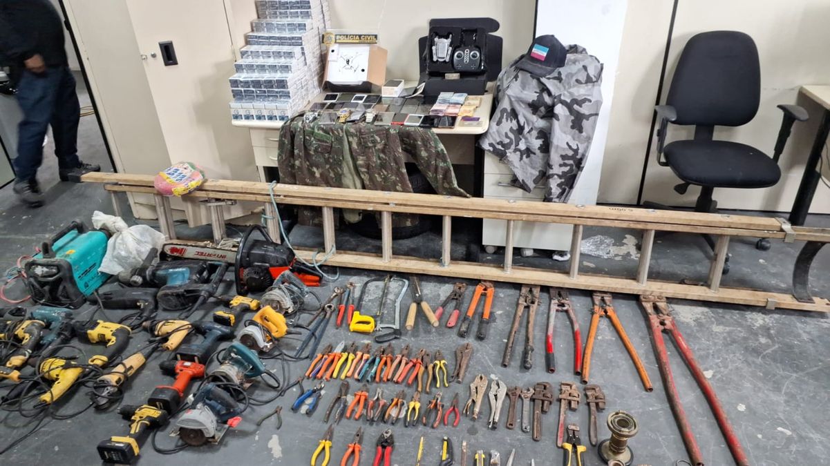 Operação Vastum IV apreende vários materiais relacionados a roubo de fios por Divulgação | Sesp
