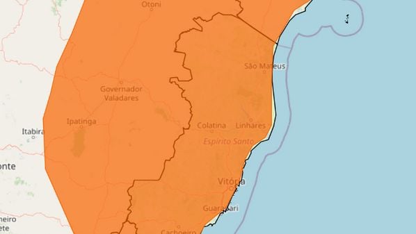 Pode chover entre 30 e 60 milímetros por hora ou até 100 milímetros no dia. Já os ventos podem alcançar entre 60 e 100 km/h