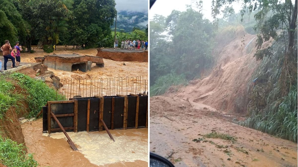 Chuva provoca estragos em Afonso Cláudio