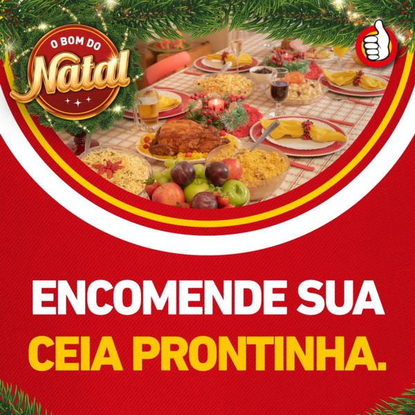 No Extrabom, clientes que desejam mais praticidade podem encomendar ceia completa