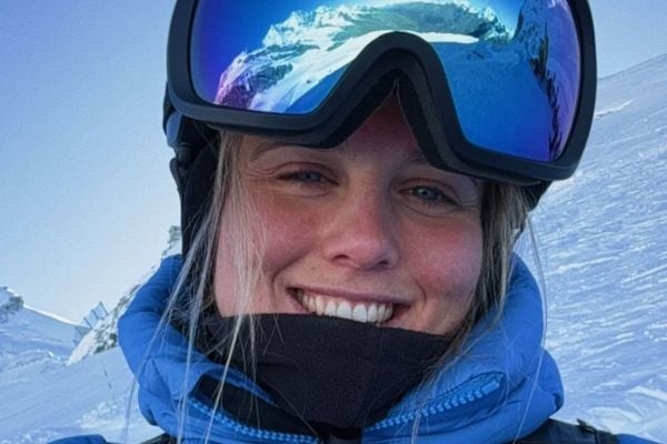 Atleta suíça Sophie Hediger participou nos Jogos Olímpicos de Pequim, em 2022