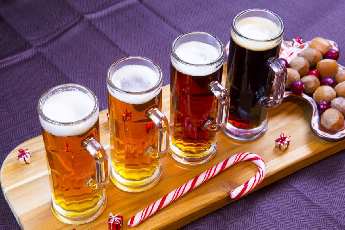 Pratos natalinos podem combinar com cerveja (Imagem: MaxyM | Shutterstock)