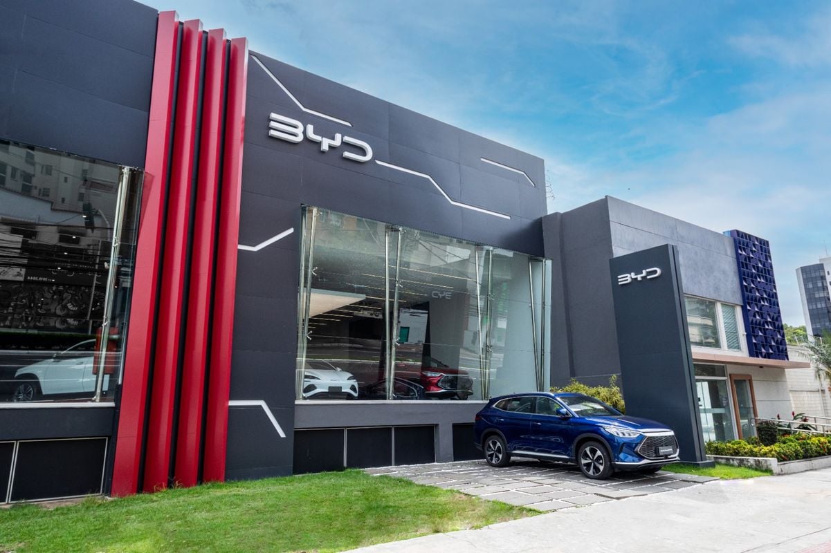 Comercialização dos véiculos da BYD teve aumento expressivo neste ano