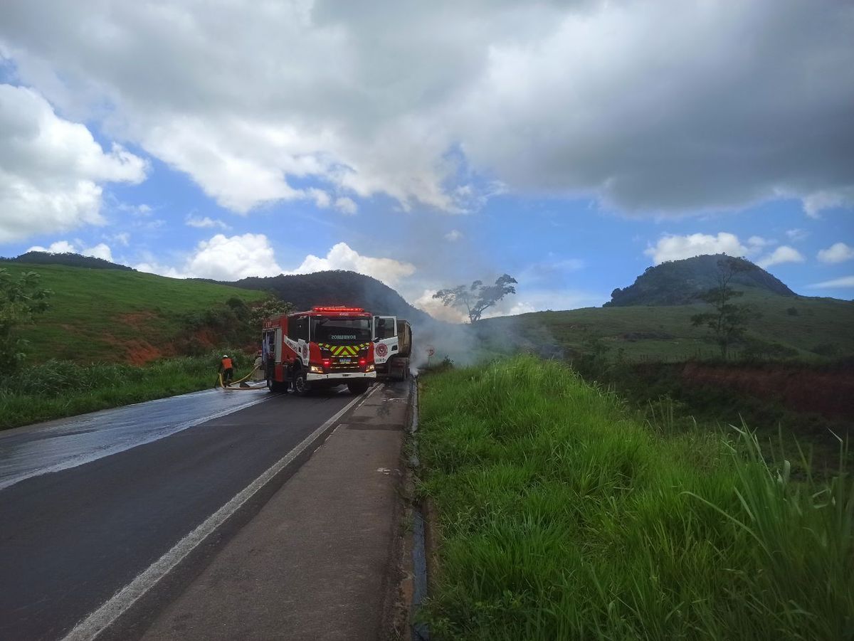 Acidente na BR 259, em João Neiva