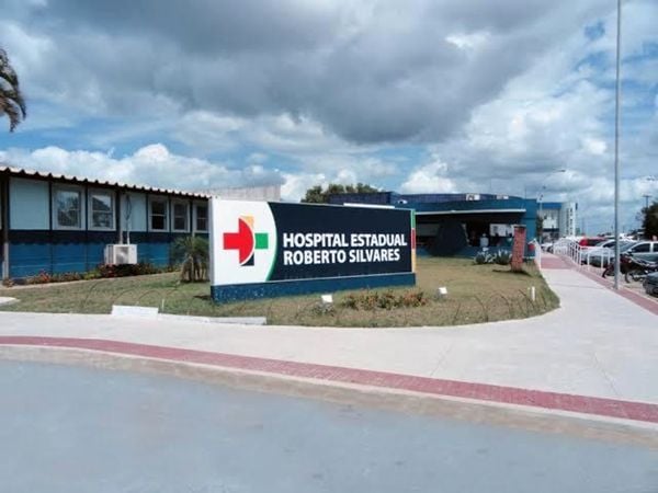 Fachada da Hospital Estadual Roberto Silvares, em São Mateus