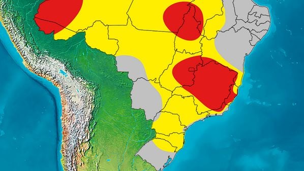 Saiba o que dizem os institutos de meteorologia para a noite desta terça-feira (31) e para quarta-feira (1°), o primeiro dia de 2025