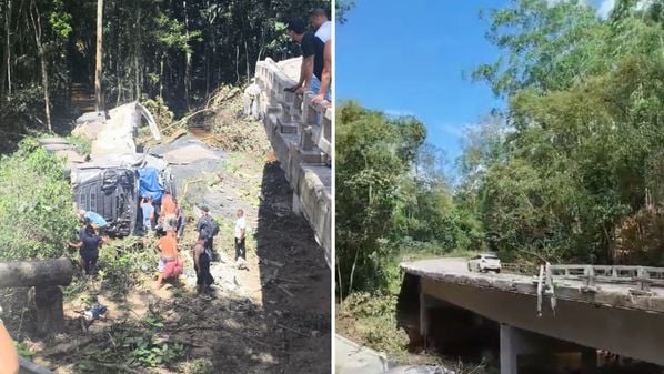 O condutor ficou preso às ferragens e foi socorrido a uma unidade de saúde; o estado de saúde dele era grave