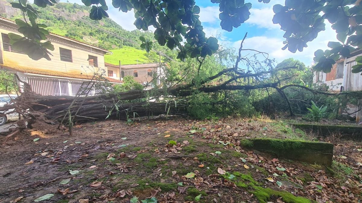 Estragos no bairro Piraqueaçu por Defesa Civil