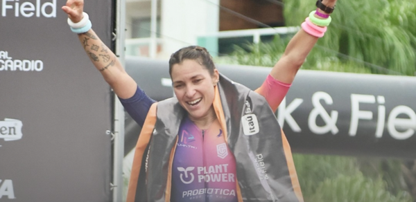 Pamella é tricampeã do Ironman Brasil