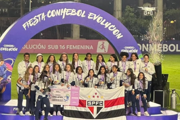 São Paulo campeão da Liga Evolución Sub-14 2024