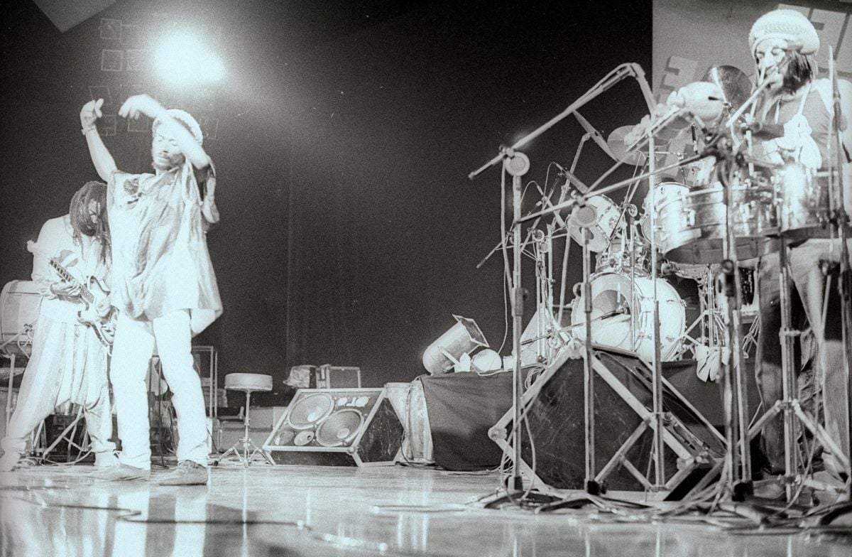 Show do Jimmy Cliff no Ginásio Álvares Cabral, em 1984 por Ailton Lopes