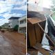 Imagem - Chuva alaga ruas e destrói telhados de casas em Mimoso do Sul