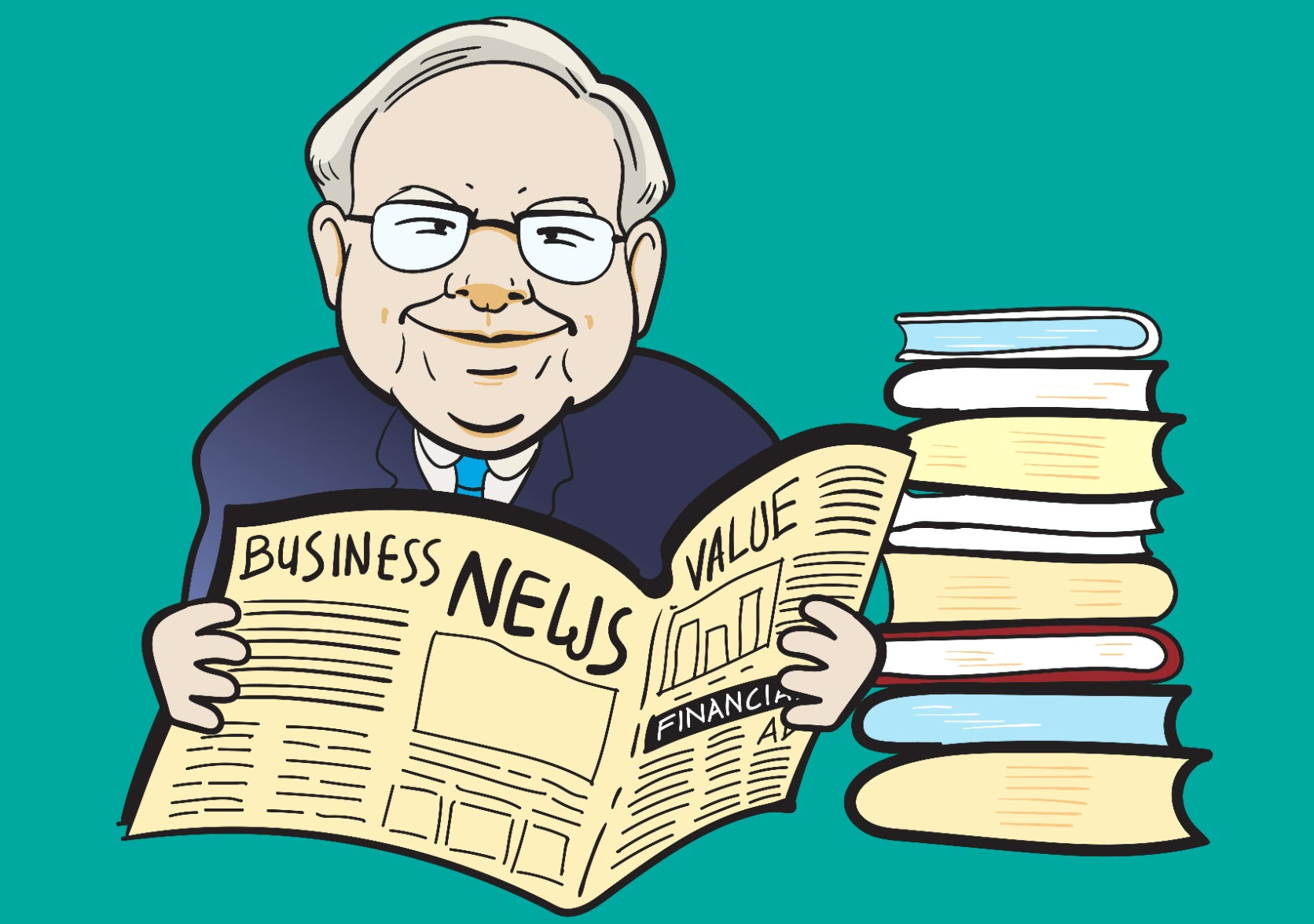 Warren Buffett destaca a importância do conhecimento, da paciência e da disciplina nos investimentos. Crédito: Shutterstock