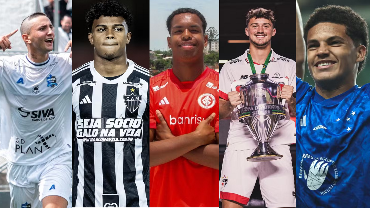 Batata, Yann Neves, Esley, Lucas Loss e Kauã Prates