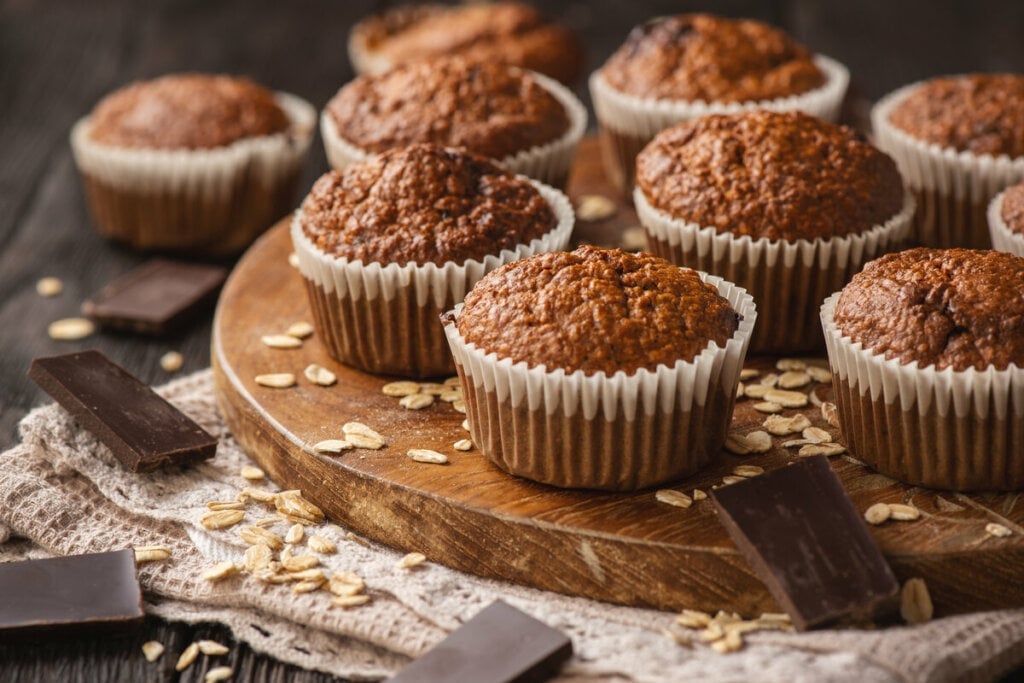 Muffin de abóbora com cacau(Imagem: Cesarz | Shutterstock)