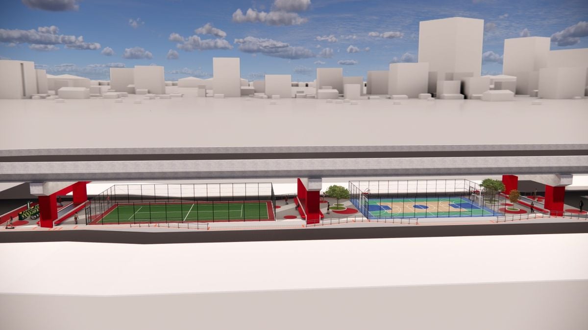 Parque Linear construído sobre o Canal da Costa, em Vila Velha por Reprodução